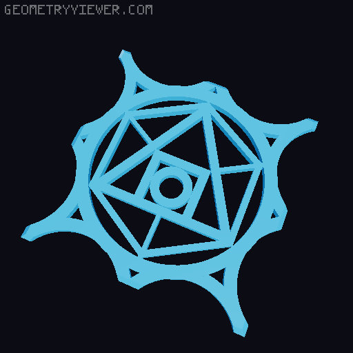 Alchemist's Cube - Puzzle 3D model thumbnail