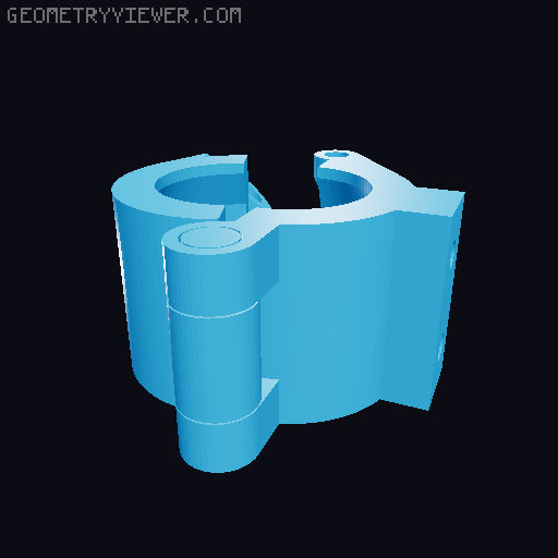Yet another heat-set insert installation stand 3D model thumbnail