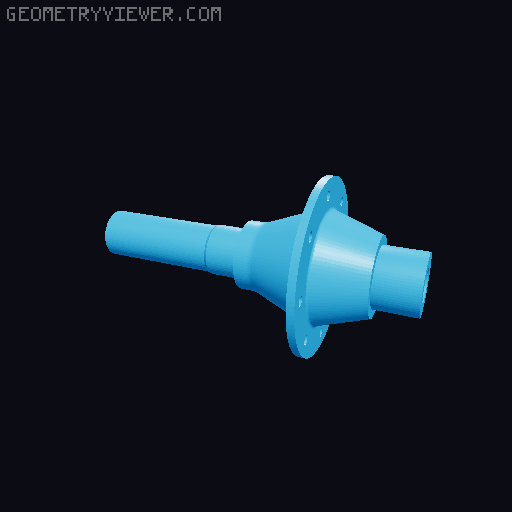 3D Printable Jet Engine 3D model thumbnail