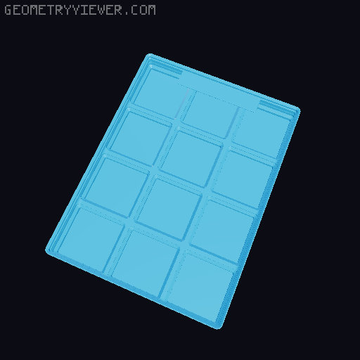 Gridfinity cups height 2 (18mm) collection 3D model thumbnail