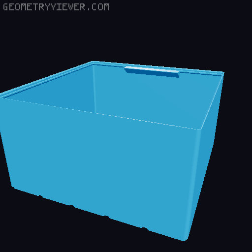 Gridfinity cups height 16 (116mm) collection 3D model thumbnail