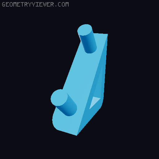 Modular Pedalboard 3D model thumbnail