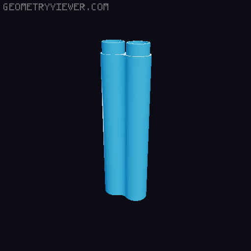 Native American Drone Flute (F# , A=432hz) 3D model thumbnail