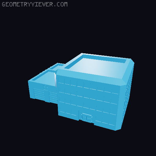 Emergency Services Buildings  3D model thumbnail