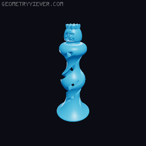 Organic Chess 2021 3D model thumbnail