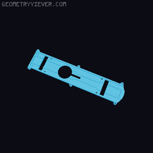 Assassins creed hidden blade 3D model thumbnail