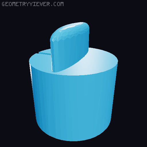 Soft Tape Measure Spool-  NO Glue 3D model thumbnail