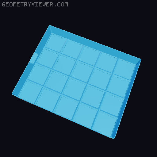 Small Parts Assortment System 3D model thumbnail