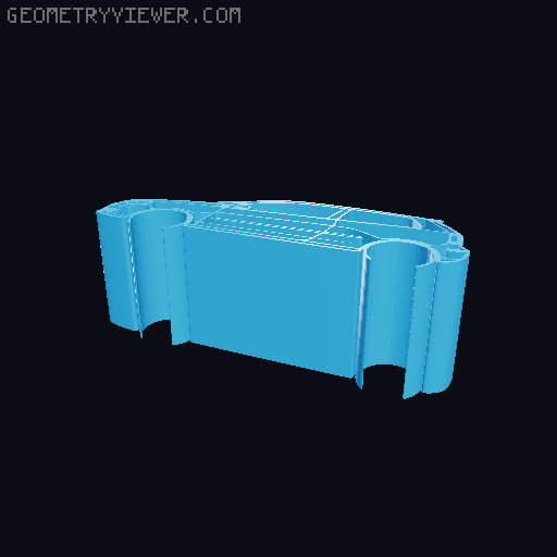 Car silhouettes! different models 3D model thumbnail