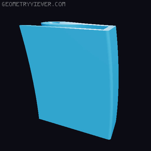 Simple Small Filament Clip 3D model thumbnail