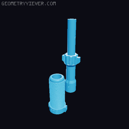 Bullet Feeder Dies 3D model thumbnail