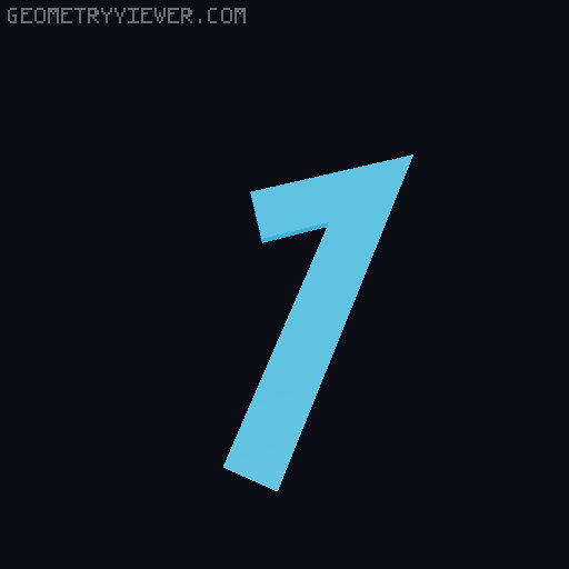 House Address Numbers 3D model thumbnail