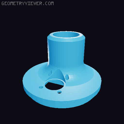 Yogurt cup tactical cover antenna  3D model thumbnail