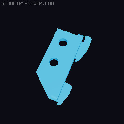Random Orbital Sander Wall Control Mount 3D model thumbnail