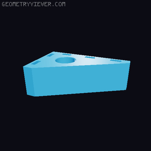 DDD Printable Wall Control System 3D model thumbnail