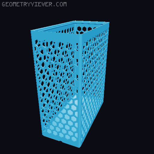 Gridfinity Hex Bins all sizes 3D model thumbnail