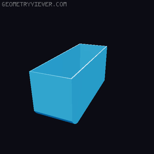 Drawer insert 3D model thumbnail