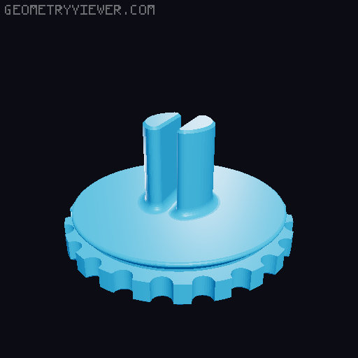 Cable Reel 3D model thumbnail