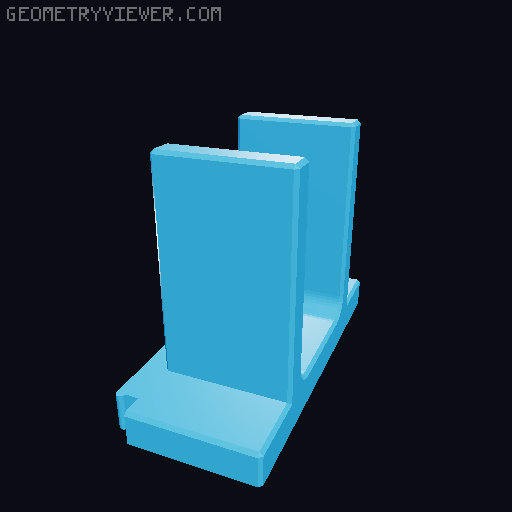Modular Handgun Safe Stands 3D model thumbnail