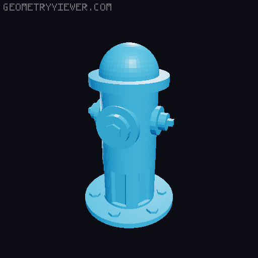 Fire Hydrant Puzzle Box 3D model thumbnail
