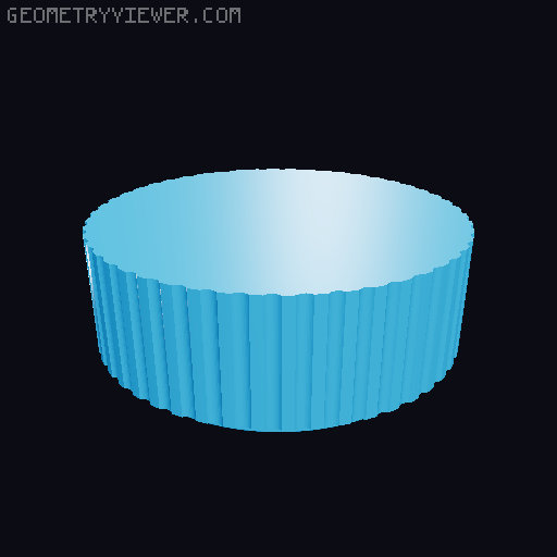Bearing based spirographic WDT - Shorter Bottom Remix 3D model thumbnail