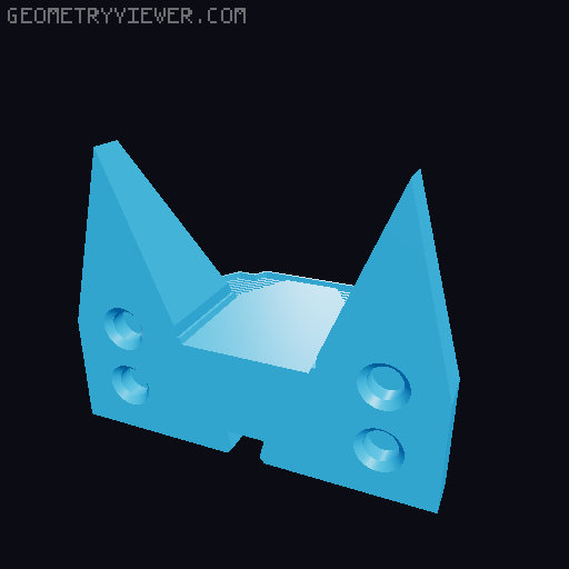 F-302 MMU Parts 3D model thumbnail