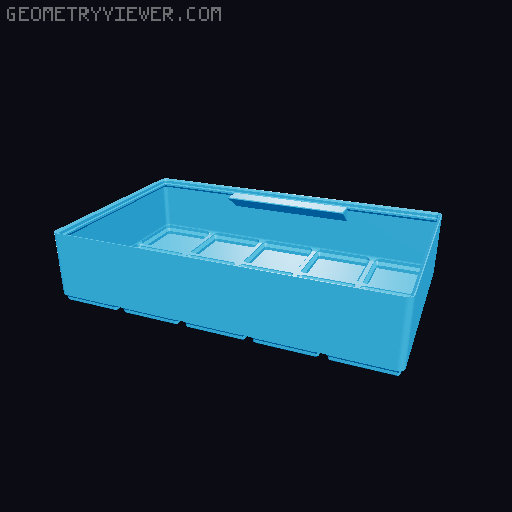 Gridfinity cups height 6 (46mm) collection 3D model thumbnail