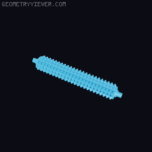 Foot massage roller 3D model thumbnail