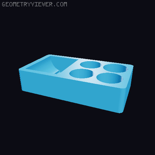 Flextail Case 3D model thumbnail