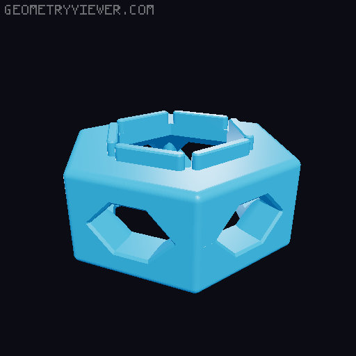 Gravitrax spacers 1 to 7,10,14,15 tiles high 3D model thumbnail
