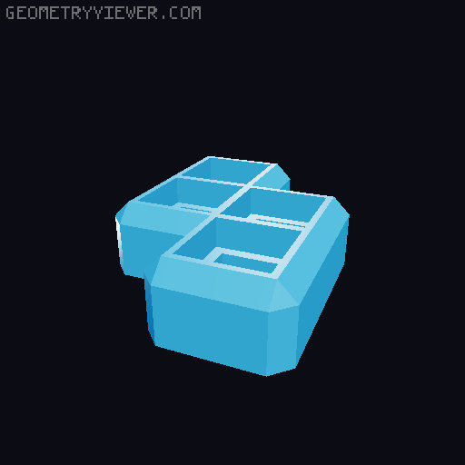 Fidget Key MX: Tetris Edition 3D model thumbnail