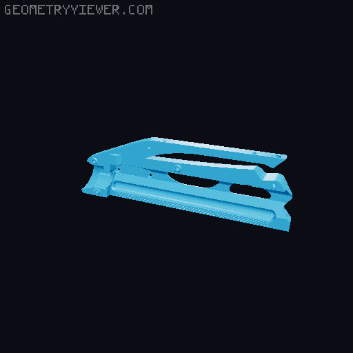 Ontos Carry Handle Thumbhole Stock Overhaul 3D model thumbnail