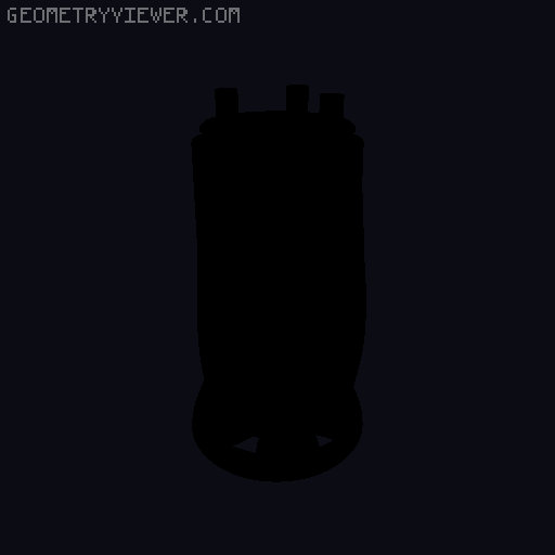 6mm Reversible Ratcheting Screwdriver 3D model thumbnail