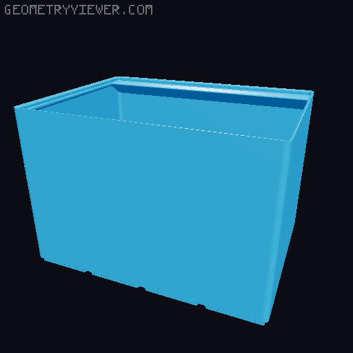 Gridfinity cups height 16 (116mm) collection 3D model thumbnail