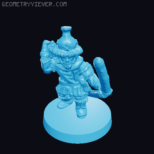 Lake-Town Archers 10mm Scale 3D model thumbnail