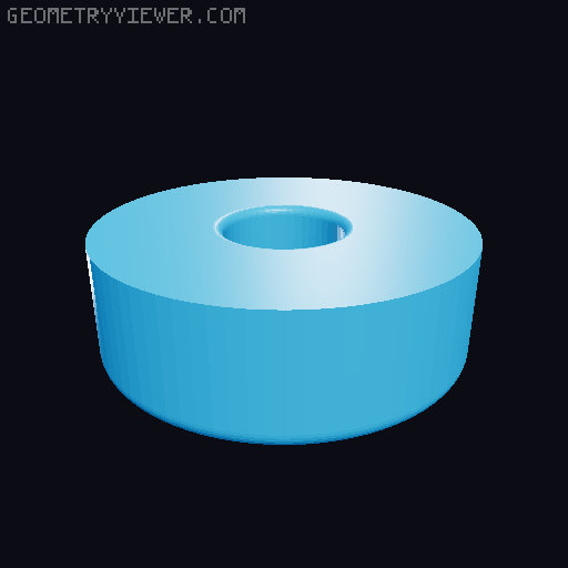 M6 knob (no scaling required) 3D model thumbnail