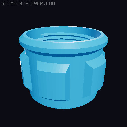 Lightsaber Flashlight 3D model thumbnail