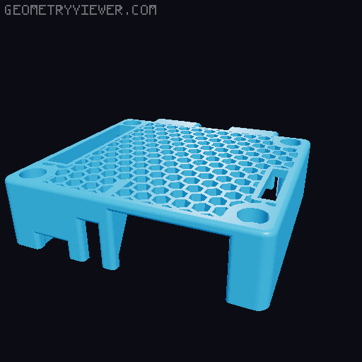 Orange Pi Zero 3 Case 3D model thumbnail