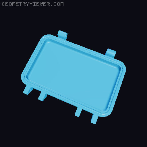 Sci-Fi Box-Lockable 3D model thumbnail