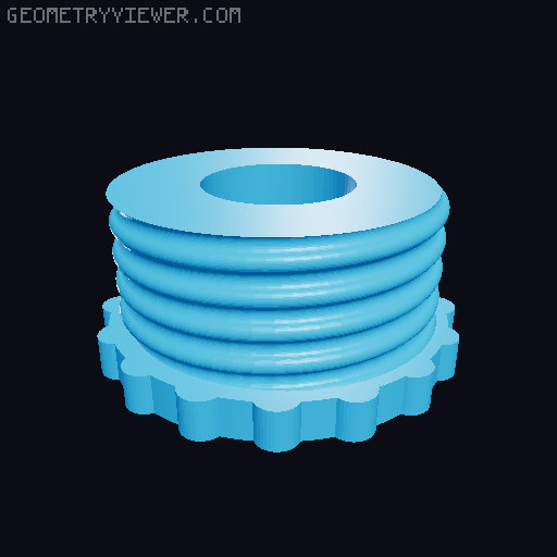 HUNK Gas Mask Conversion Kit for the S10 Gas Mask 3D model thumbnail