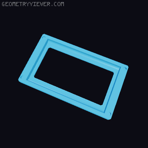 foldable wrist rest 3D model thumbnail