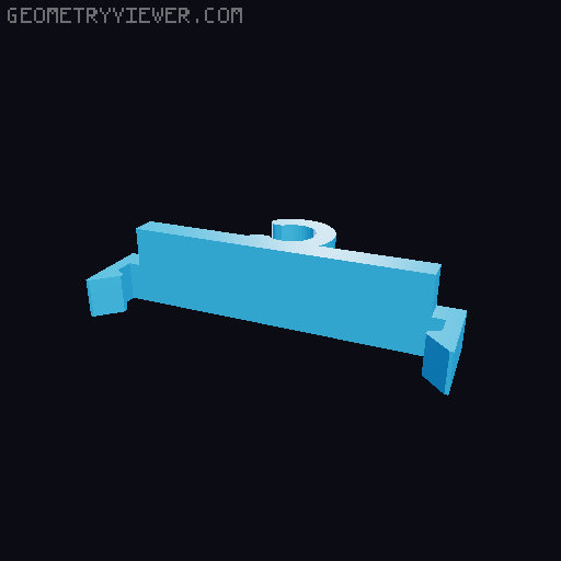 Anycubic Kobra Chain link  3D model thumbnail
