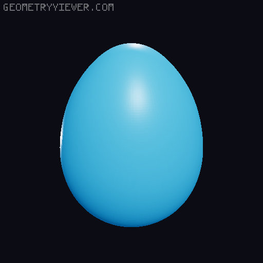 Egg Knobs 3D model thumbnail