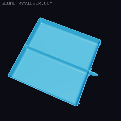 Small items organizer 3D model thumbnail