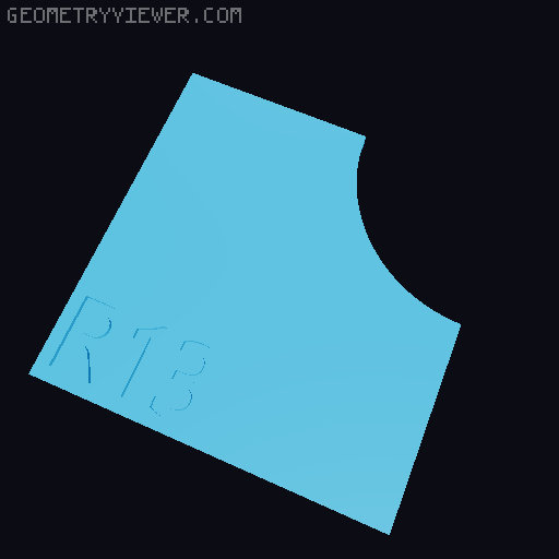 Radius Gauge - Convex & Concave 3D model thumbnail