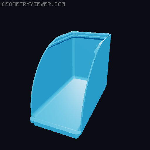 Gridfinity rouded bins collection all sizes 3D model thumbnail
