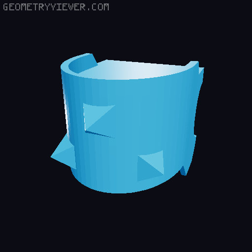 synduality bowie rabbit cradle mk2 3D model thumbnail