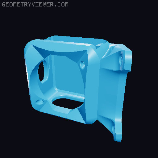 T4 Max FOV Action 2 DJI TPU Drone Mounts 3D model thumbnail