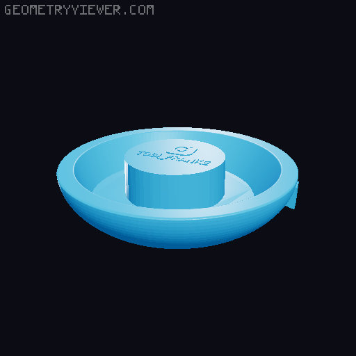 Funny Cartoon Christmas Candle ( no 3 of 4) ( Now also With LED Support) 3D model thumbnail
