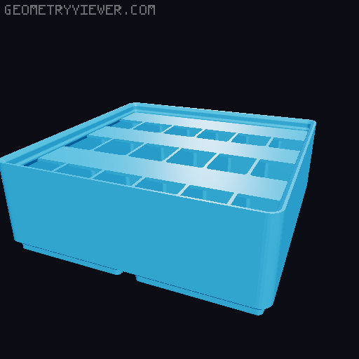 Gridfinity Ultra Light Bins - Divider Label Edition 3D model thumbnail